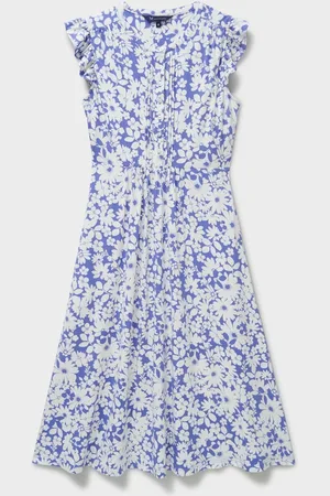 J.Crew Lydia Frill Sleeve Jersey Dress 8