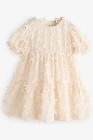 Next Short Sleeve 3D Flowers Dress (3mths-7yrs) 3