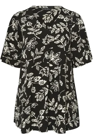 Evans Angel Sleeve Pleated Top 20