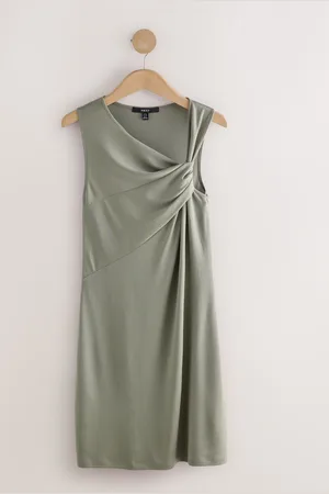 Next Twist Neck Slinky Mini Dress 14tall
