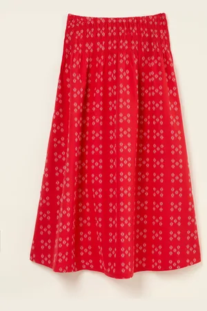 Fat Face FatFace Mary Jacquard Midi Skirt 22