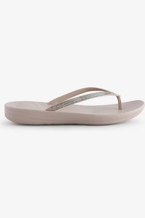 FitFlop Iqushion Ombre Sparkle Brown Flip Flops AU 9 (EU 41)