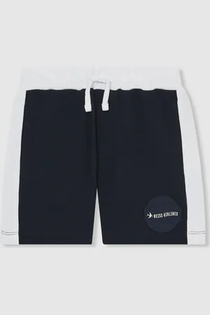 Reiss Cane 3-9 yrs Cotton Waffle-Knit Badge Shorts 8