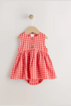 Next Baby Broderie Woven Integral 100% Cotton Dress (0mths-2yrs) 7492cm