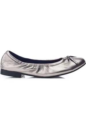 Moda In Pelle Freyani Bow Detail Elastic Leather Ballerinas AU 8 (EU 39)