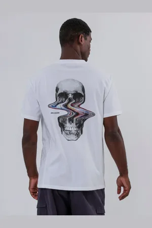 Religion White Distorted Skull 100% Cotton T-Shirt M