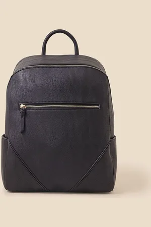 Accessorize Black Classic Zip Around Backpack one