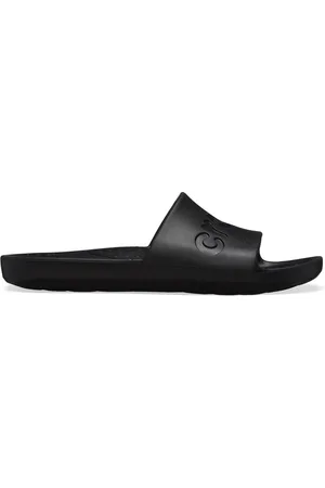 Crocs Black Slide Sandals