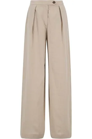 Barbour Natural Lucy Pleated Trousers 16