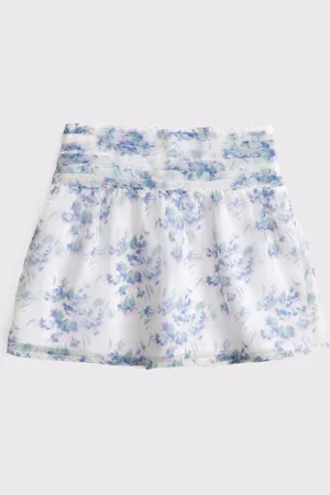 Abercrombie & Fitch Floral Chiffon Mini Skirt 15