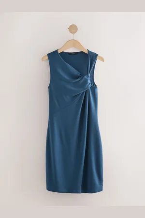 Next Twist Neck Slinky Mini Dress 16