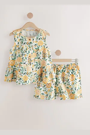 Cath Kidston Yellow Strawberry Garden Frill Vest Set 6