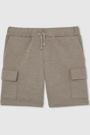 Reiss Oliver 3-9 yrs Interlock-Jersey Cargo Shorts 8
