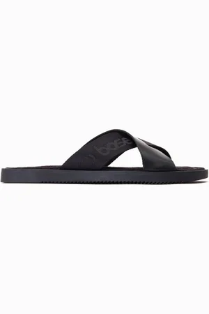 Base London Webb Slip On Black Sandals uk9eu43