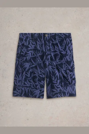 White Stuff Halsall Printed 100% Organic Cotton Cargo Shorts 34W x 31L (UK 34 R)