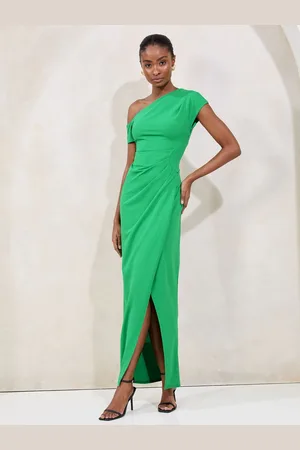 Lipsy London Off The Shoulder Gathered Waist Maxi Dress 8