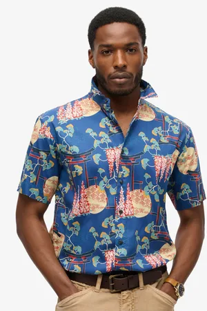 Superdry Short Sleeve Hawaiian Printed Shirt XL