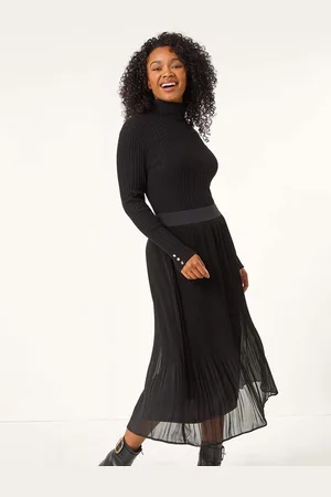 Roman Petite Crystal Pleated Skirt 14