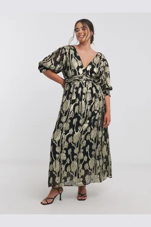 Simply Be Jacquard Maxi Dress 10