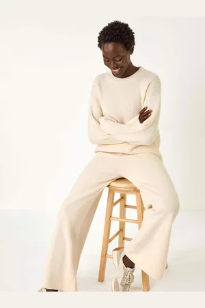 Roman Natural Knitted Jumper And Joggers 2 Piece Set One