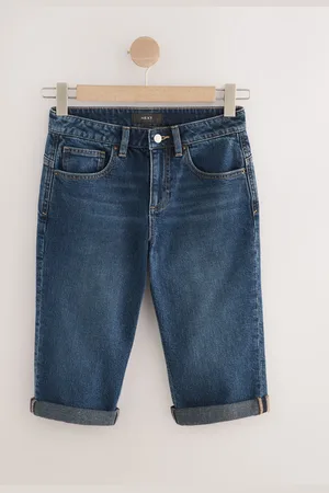 Next Knee Length Bermuda Denim Shorts 12petite