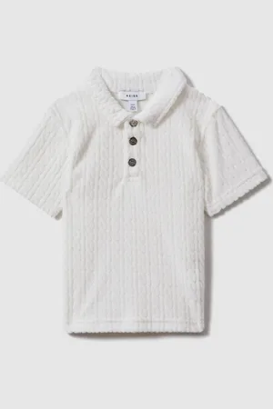 Reiss Iggy Towelling Polo Shirt 12