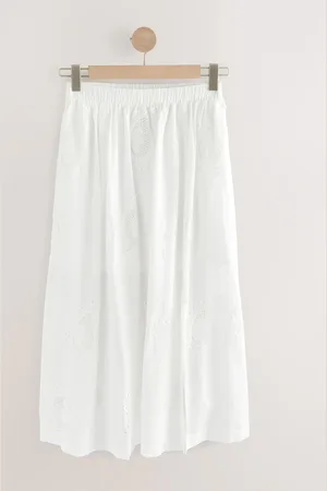 Next Embroidered Paisley Midi Skirt 18