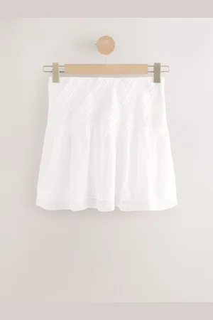 Next Lace Detail Mini 100% Cotton Skirt 20