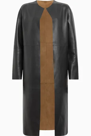 AllSaints AllSaints Black Selby Suede Mac AU 14