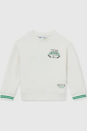 Smiley Reiss White 9-13 yrs World Reiss Logo Sweatshirt Unisex Fit 146152cm