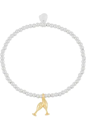 ESTELLA BARTLETT Gold Tone Champagne Sienna Bracelet one