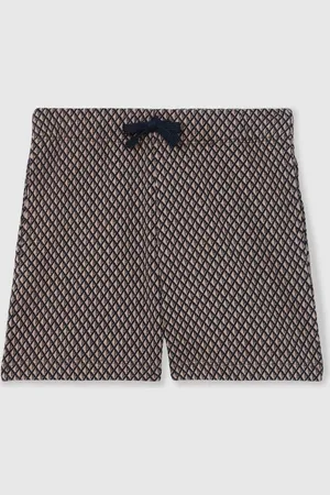 Reiss Ernie 3-9 yrs Cotton Blend Geometric Jacquard Shorts 8