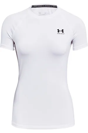 Under Armour White Heat Gear Authentics Black T-Shirt large