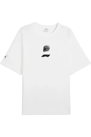 PUMA White Mens F1 Graphic Raglan T-Shirt XL