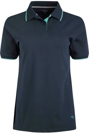 Weird Fish Pammie Pique 100% Cotton Polo Shirt AU 8