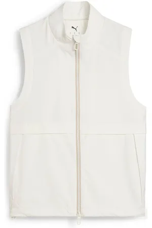 PUMA White Womens CLOUDSPUN Ripguard Vest Windbreaker L