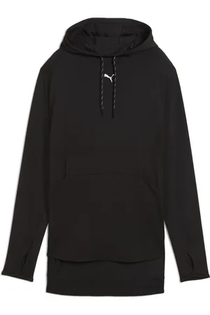 PUMA Black Womens Modest Hoodie L
