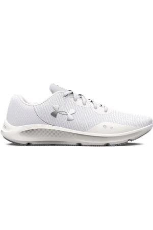 Under Armour White Charged Pursuit 3 Trainers AU 7 (EU 41)