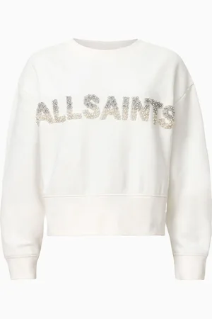 AllSaints AllSaints White Separo Pearl Sweatshirt S