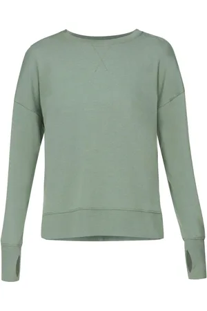 Sweaty Betty Willow Green After Class Longline Sweatshirt