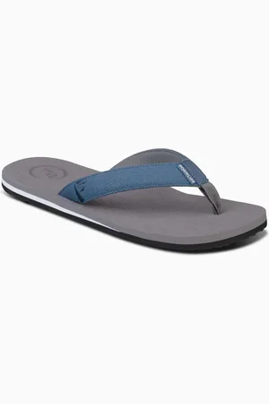 FoamLife Grey Mens Sully Flip Flops AU 7 (EU 41)