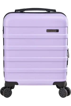 Cabin Max Purple Anode Four Wheel Carry On Easyjet Sized Underseat 45cm Suitcase One