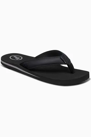 FoamLife Black Denim Mens Seales Flip Flops AU 8 (EU 42)