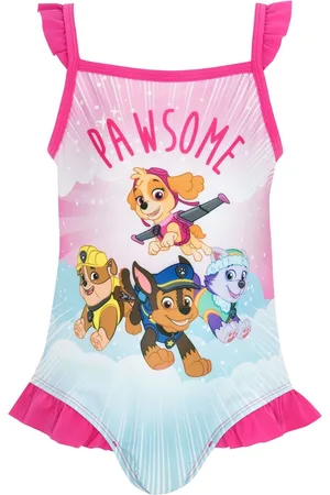 Character Pink Paw Patrol Ruffle Pink Swimsuit 3