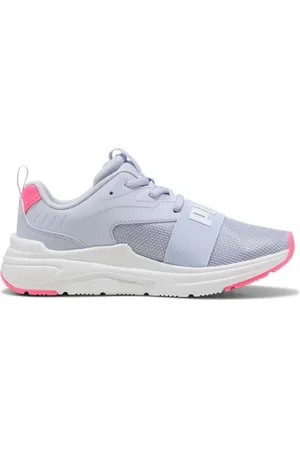 PUMA Light Blue Kids Youth Softride Wired 2 Sneakers AU 6 (EU 37)
