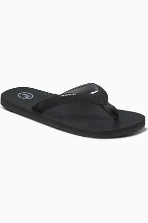 FoamLife Black Womens Lixi Flip Flops eu37uk4