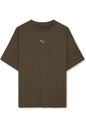 PUMA Brown Womens Oversized Train T-Shirt L