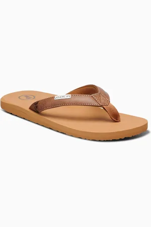 FoamLife Dark Brown Womens Seales SC Flip Flops eu42uk8