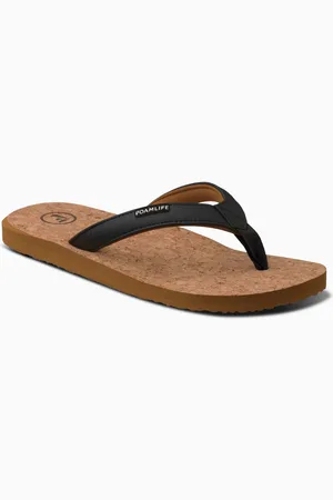FoamLife Brown Womens Goldie Earth Flip Flops AU 10 (EU 41)