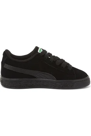 PUMA Black Chrome Youth Boys Suede Classic Sneakers Trainers AU 11.5 (EU 30)